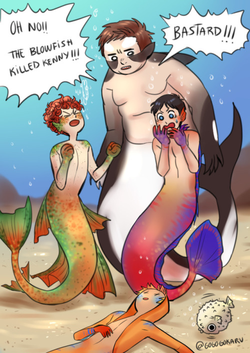 Drew Kenny and the rest of the gang for #mermay !