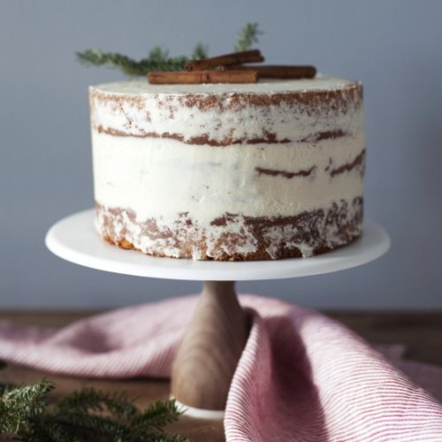 Porn dessertgallery:NAKED EGGNOG CAKE-Get your photos