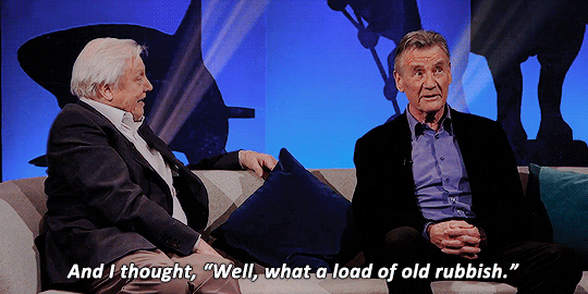 Michael Palin recalls a time when Sir David Attenborough was controller of BBC Two…