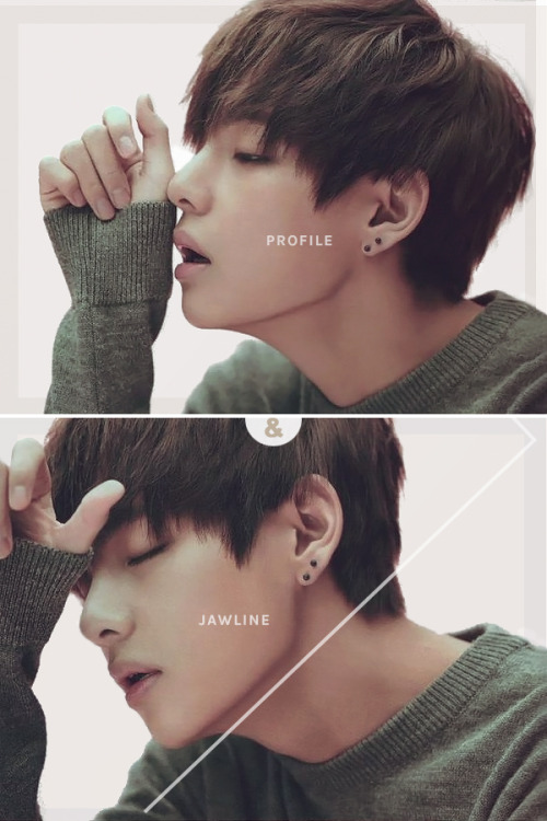 deartaetae:Taehyung, Profile &amp; Jawline Appreciation