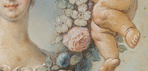 sollertias:Madame de Pompadour by François Boucher, 1754 (details)