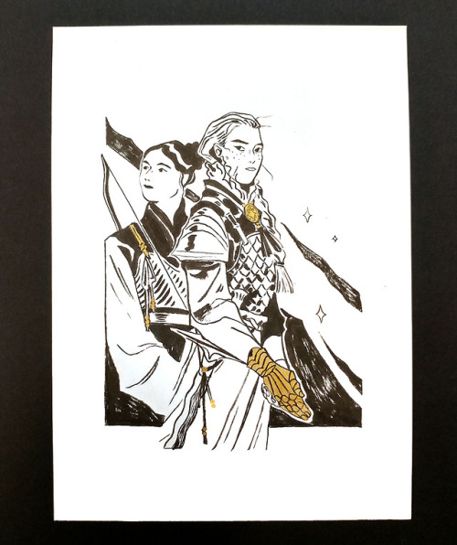 lucid-crown:cy-lindric:Inktober time is here ! I’m doing Tolkien characters this year.Day 1. Maedhro