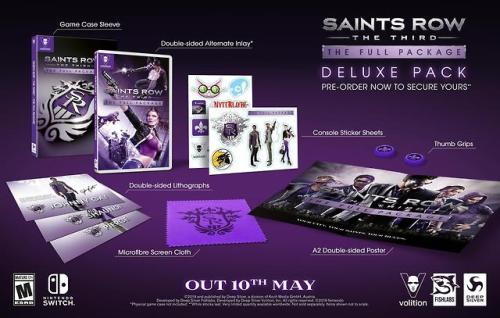 Get the Deluxe Pack free with any physical game pre-order of Saints Row: The Third for Nintendo Swit