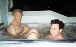 kyleebartonuniverse:  professorfangirl:  Ian McKellen and Alan Cumming in a hot tub. That is all.  Magneto and Nightcrawler in a hot tub. That is all. 