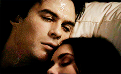regina-georges:  Damon and Elena cuddling parallels - 2x22//5x06  requested by trueloveisdelena 