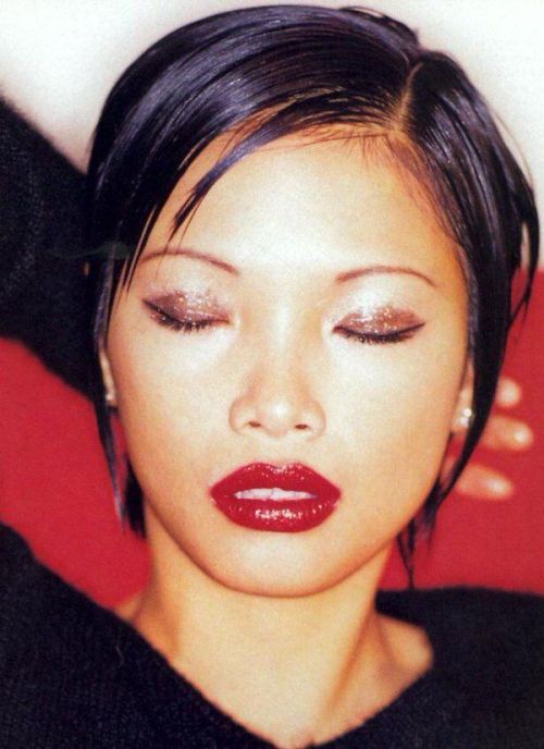 Navia Nguyen in  US Vogue August 1994 Photographed by Ellen von Unwerth