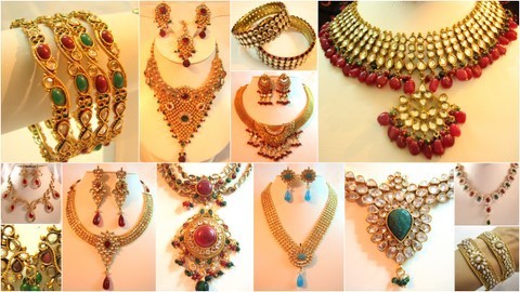 Gold earrings latest designs for girls