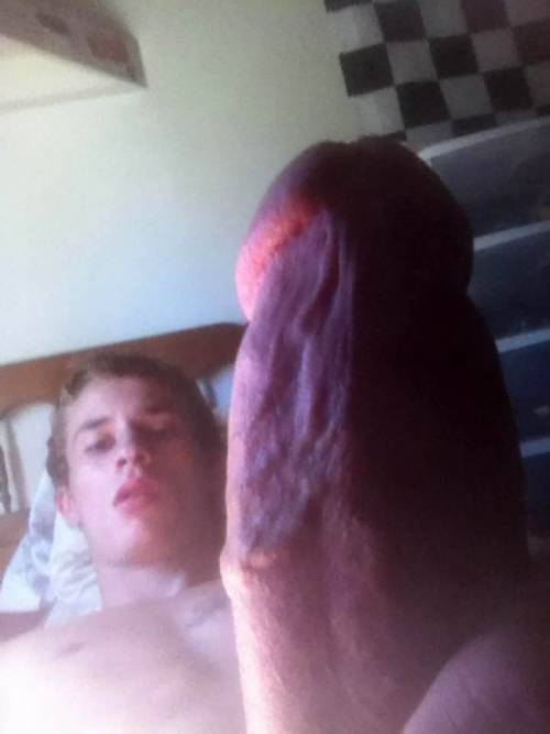 cockinyourface:  NEW SUBMISSION! Kik me @ theinyourfaceblog or email me @ theinyourfaceblog@gmail.com to submit Cute blonde guy with a fat thick dick. He’d for sure open up any tight hole