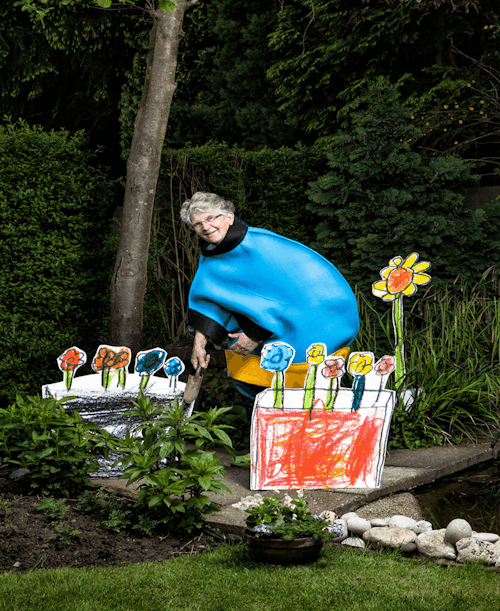 unicorn-meat-is-too-mainstream:  shedding new light on a generation, ’gray power’ by netherlands-based designer yoni lefevre is a photographic project that visualizes the elderly as vivacious and almost super-human, through images drawn by their