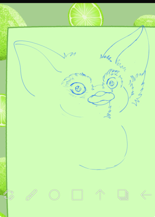 Working On A Gift For A Friend Of A Gremlin (if You Havent Seen The Movie You Should), Atm Its A Messy