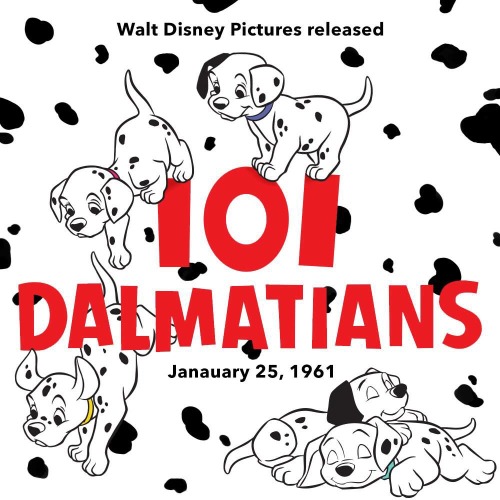 Happy Anniversary, 101 Dalmatians! Released January 25, 1961.