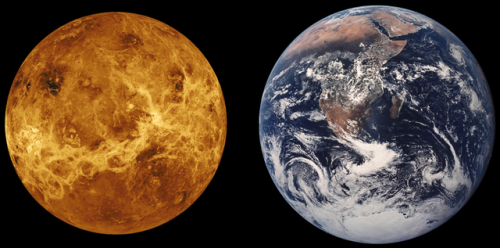 The Second Closest Planet To The Sun, Venus. Venus Is About The Same Size As Earth, Having A 12,104 Km