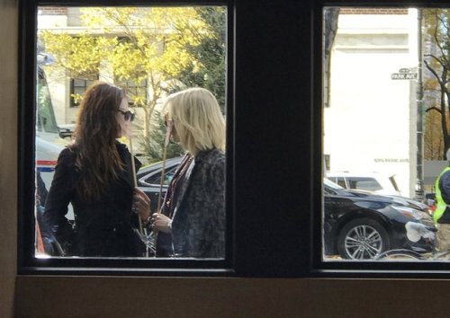 corvidaezero: Sandra Bullock and Cate Blanchett from Anne Hathaway’s instagram 