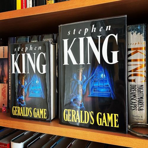 kingcollector: Gerald’s Game by Stephen King, UK first book club and trade editions. The small