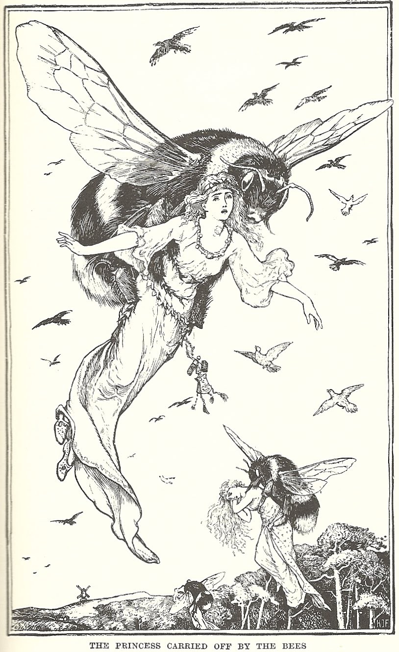 sadburro:  The Princess Carried Off By The Bees H.J. Ford 