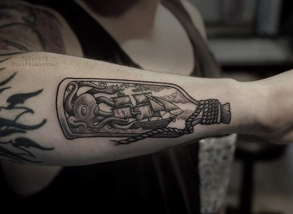 15 Amazing Kraken Tattoo Designs Design Press