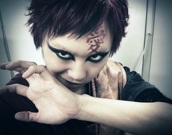 naruto-stage:  suga kenta as sabaku no gaara sources: 1 2 3 4 5 6 