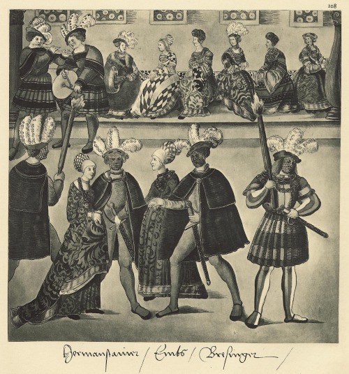 Masquerades at the court of Emperor Maximilian I. Illustrations from the Freydal manuscript, 1512-15