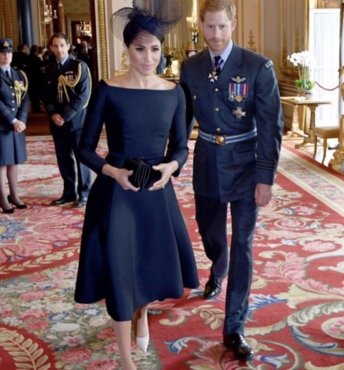 July 10th: Meghan & Harry Join the Royal Family for RAF 100! Christian Dior Spring 2018 Dress Ch