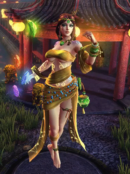 Nuwa is one of my favourites girls from Smite.Her stones looks like the chakras.