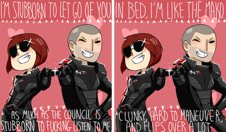 jesscookie:  mass valentines: part five it’s kinda late now, but this is the last