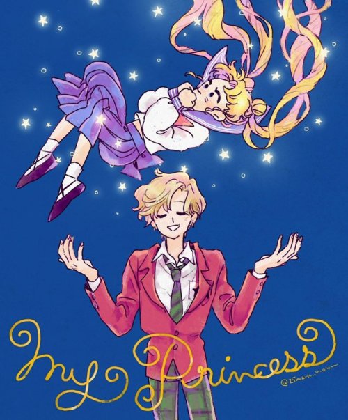 misshotaru:♡ Usagi Tsukino &amp; Haruka Tenoh (Sailor Moon)Artist: 25mark_nobu twitter