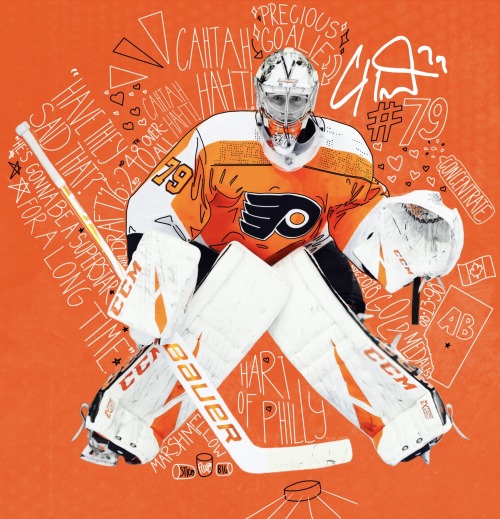 Where Hockey Meets Art — doodles • carter hart Credits of the edit's