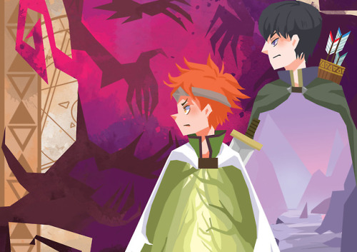 lilblueorchid: Preview for the illustration I did for the @haikyuuquestzine It was my first fan