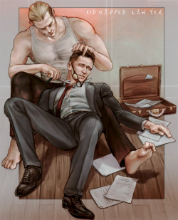 velvet-toucher:  Just an imagination. Criminal! Chris and Lawyer! Tom. 