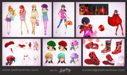 loliwinx:  Here is some concept art for Miraculous! 