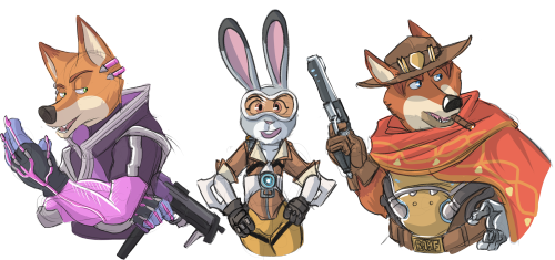 baronpuddinsplace: SELECT YOUR HERO Zooverwatch junk! Maybe I’ll draw more characters but I’m satisfied with these three for now. Individually packaged under the cut for your needs. Keep reading 