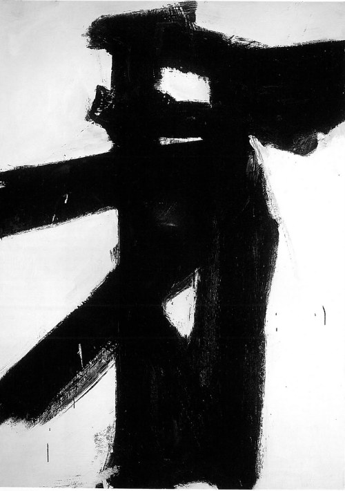 Untitled piece by Franz Kline (1955)