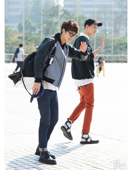 iamyaimai:  Kim Pilsu & Keem Wonjoong - 2013 S/S SEOUL FASHION WEEK Street Snap 