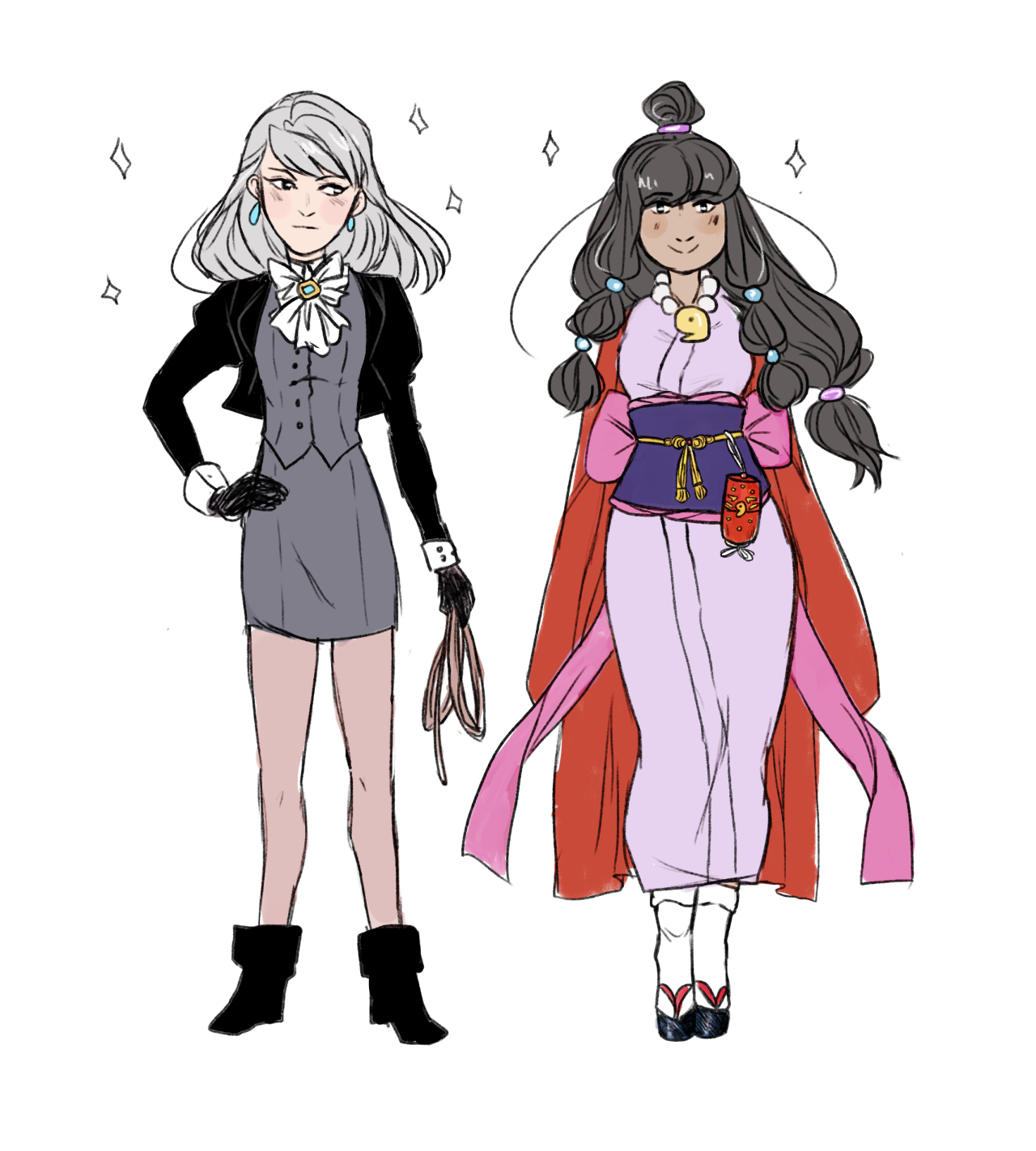 chigasu:  franmaya doodles (featuring wrightworth family)