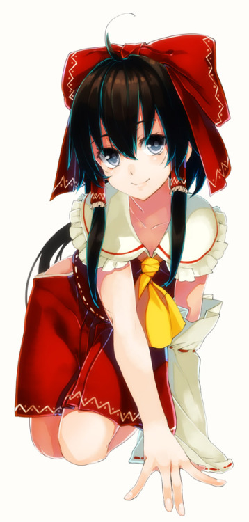 landdizzy:  霊夢 | 雪墨 [pixiv] 