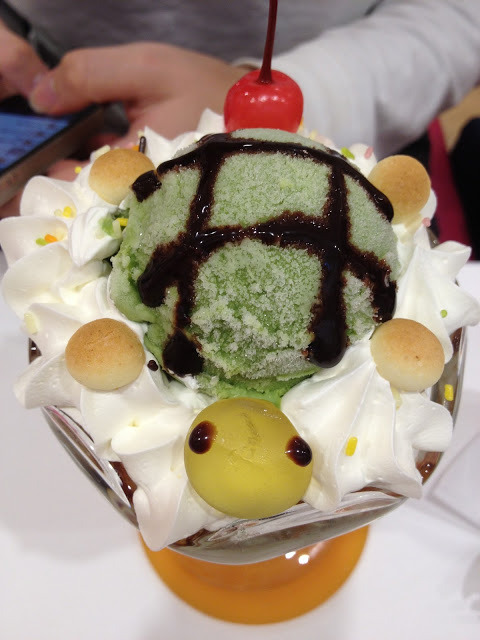 chipcococafe:  Kameちゃん Parfait “Turtle Parfait for dessert,  which consists