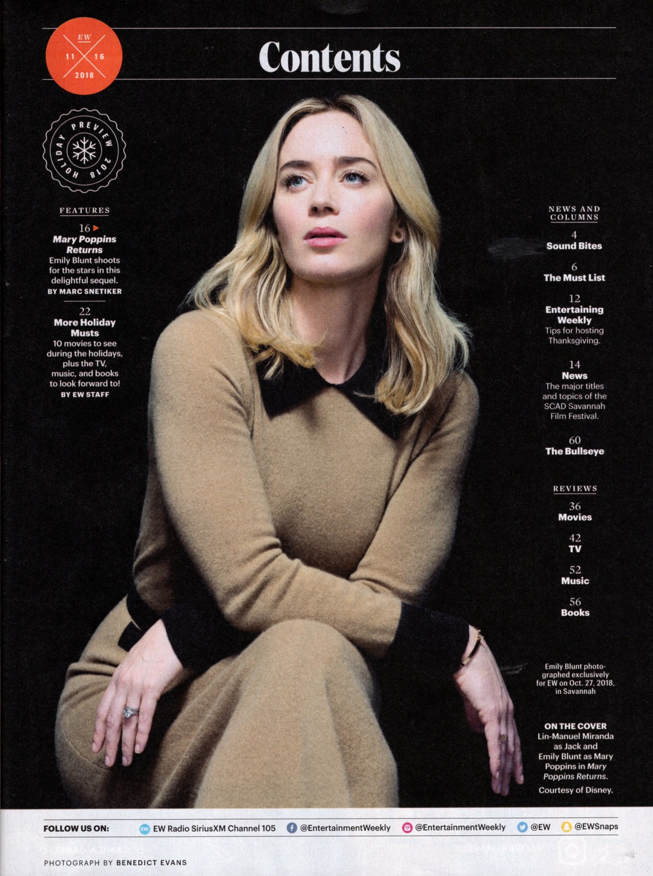 Tabloid Toc Entertainment Weekly November 16