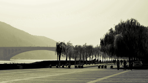 First photo in a set of the Longmen Grottos and the White Horse Temple, located in Luoyong, Henan Pr