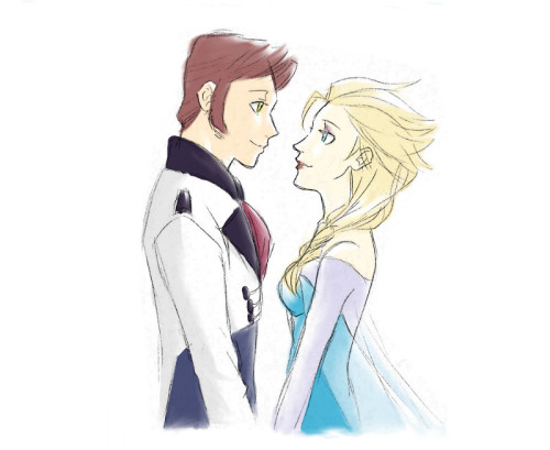 michiyo966:What if Hans and Elsa were childhood friends, and they then grew up and fell in love wi