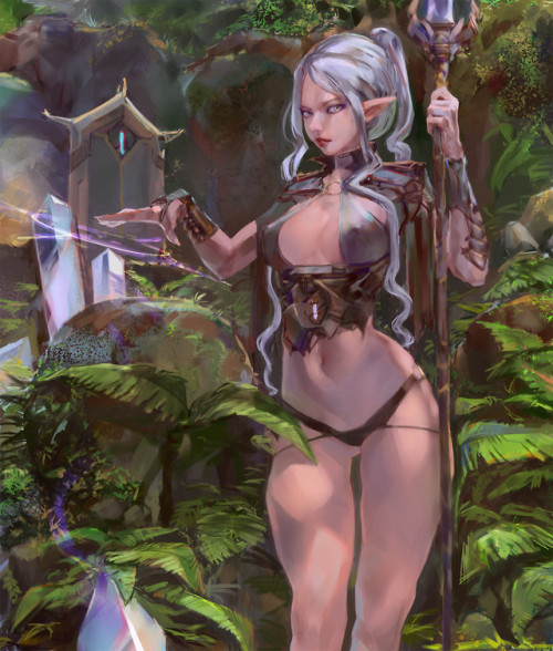 crystal keeper  Nico Wright www.artstation.com/artwork/wnrxw