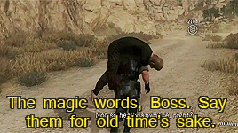 delsinsfire:  Metal Gear Solid + Kept you waiting, huh? 