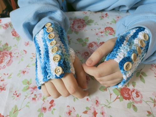 New additions to my Etsy Shop! Christmas ballerinas and comfy wrist warmers.