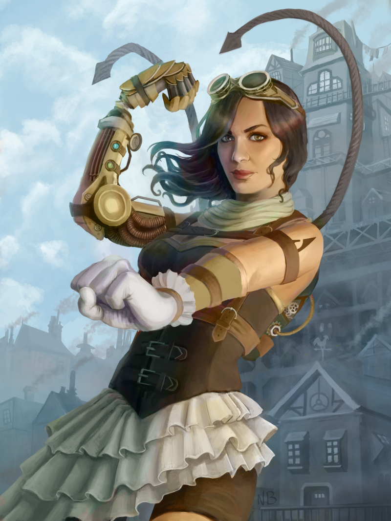 steampunktendencies:Steampunk Brawler by nataliebernard