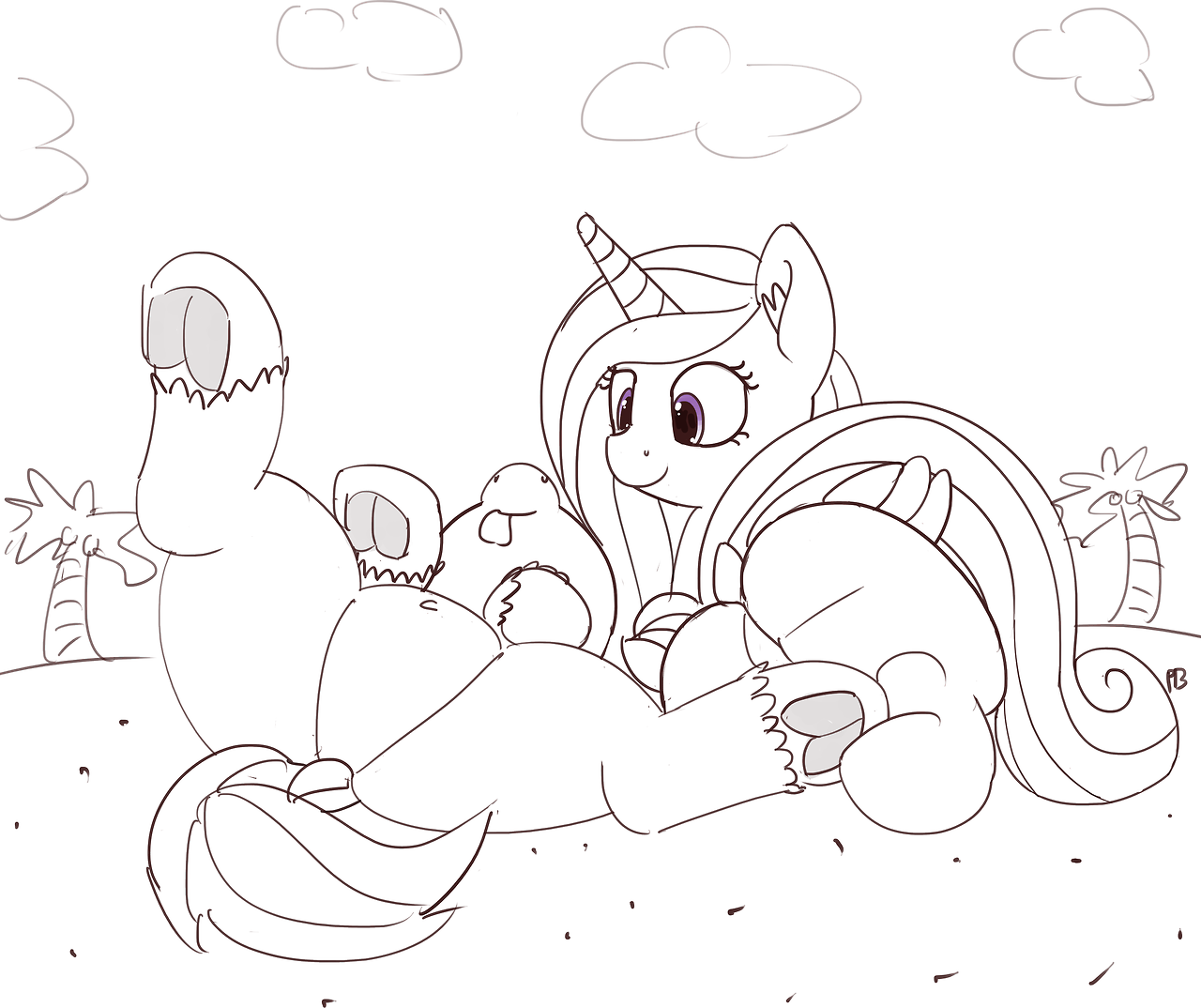 pabbley: Mid March Art Dump! “Butts” Edition “Capitalism” Dashie makes a