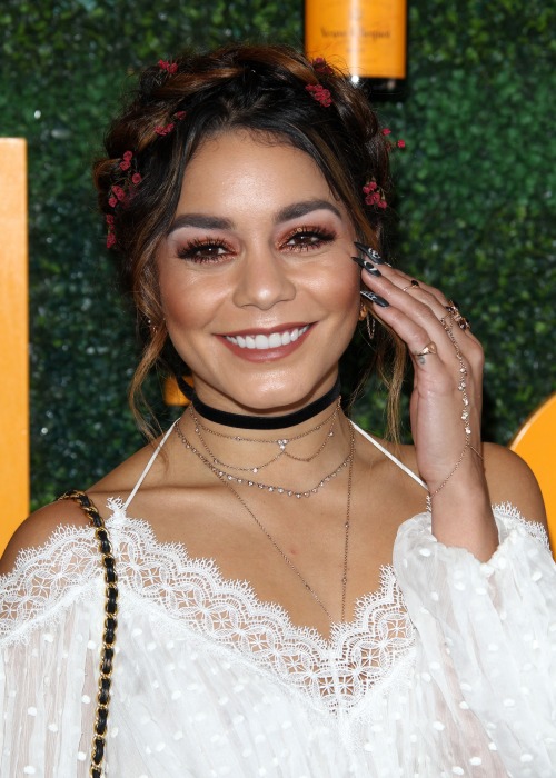 vanessahudgensfashionstyle: Vanessa Hudgens attends the Seventh Annual Veuve Clicquot Polo Classic, 