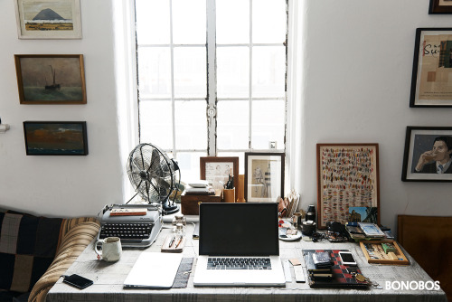 David Coggins in his West Village apartment.