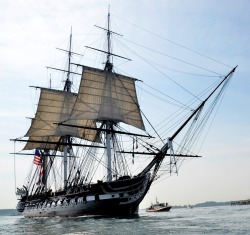 atlantic-saints:  USS Constitution underway.