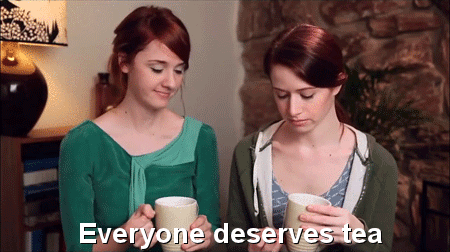 the-perks-of-being-a-nerdfighter:  Everyone deserves tea [X]  Basically our apartment now.