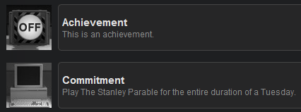 howinternet:  misternicegaius:  thequeenstons:  This is one of the biggest “fuck you“‘s to completionists I’ve ever seen   Actually, the “Go outside” achievement is really easy. The rest are fuck-you’s for sure.  8