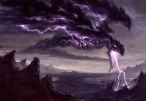 blogofthebeautifullyweird: Hell’s Thunder by Unknown Artist